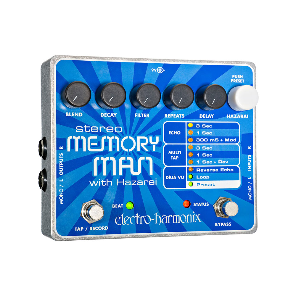 ELECTRO-HARMONIX STEREO MEMORY MAN WITH HAZARAI 正規輸入品