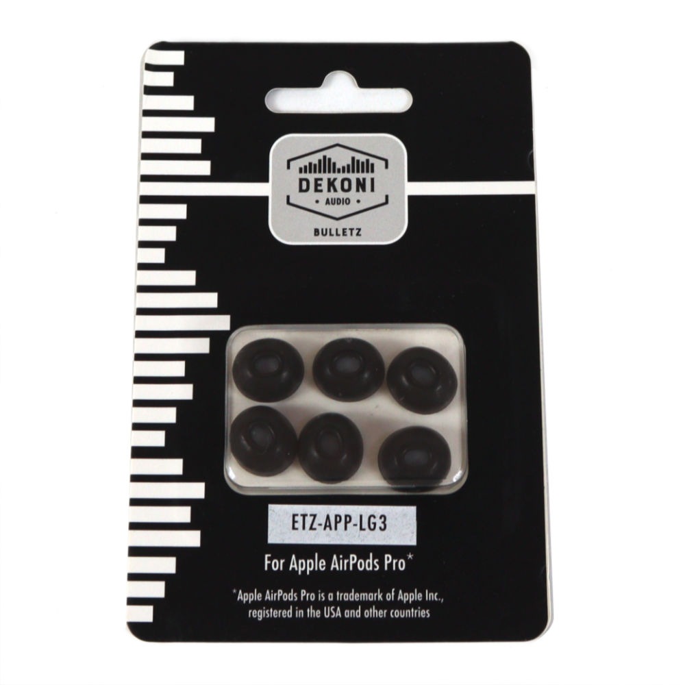 Dekoni Audio デコニオーディオ ETZ-APP-LG Bulletz AirPods Pro用イヤーチップ Lサイズ 3ペア