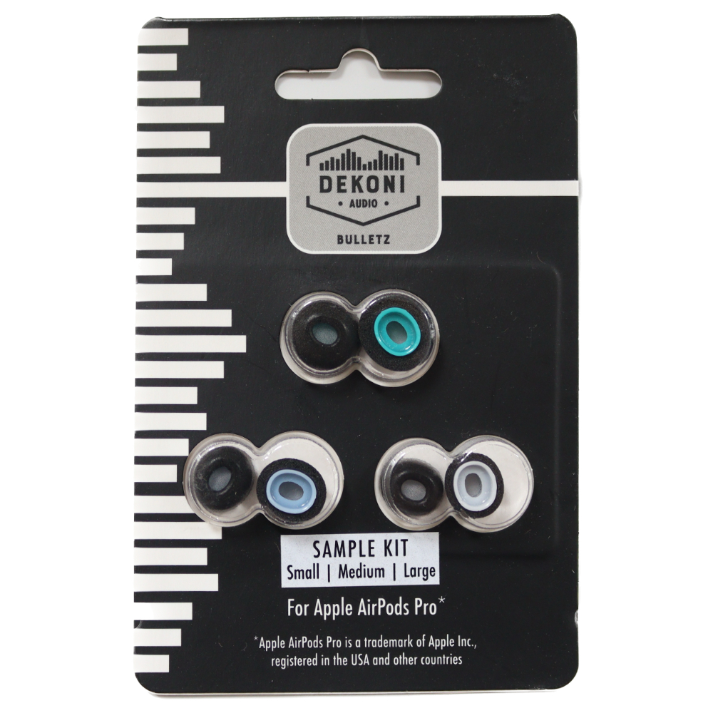 Dekoni Audio デコニオーディオ ETZ-APP-PL Bulletz AirPods Pro用イヤーチップ S/M/L 各1ペア