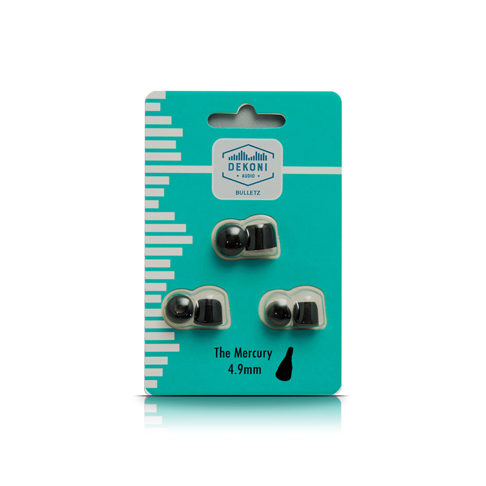 Dekoni Audio デコニオーディオ ETZ-MERCURY-PL BULLETZ MERCURY イヤーチップ S/M/L 各1ペア