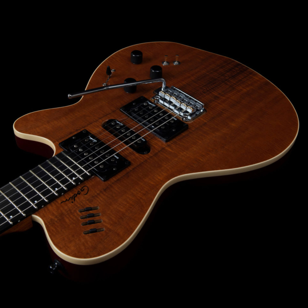 Godin ゴダン xtSA Koa Extreme HG エレキギター ボディトップ画像