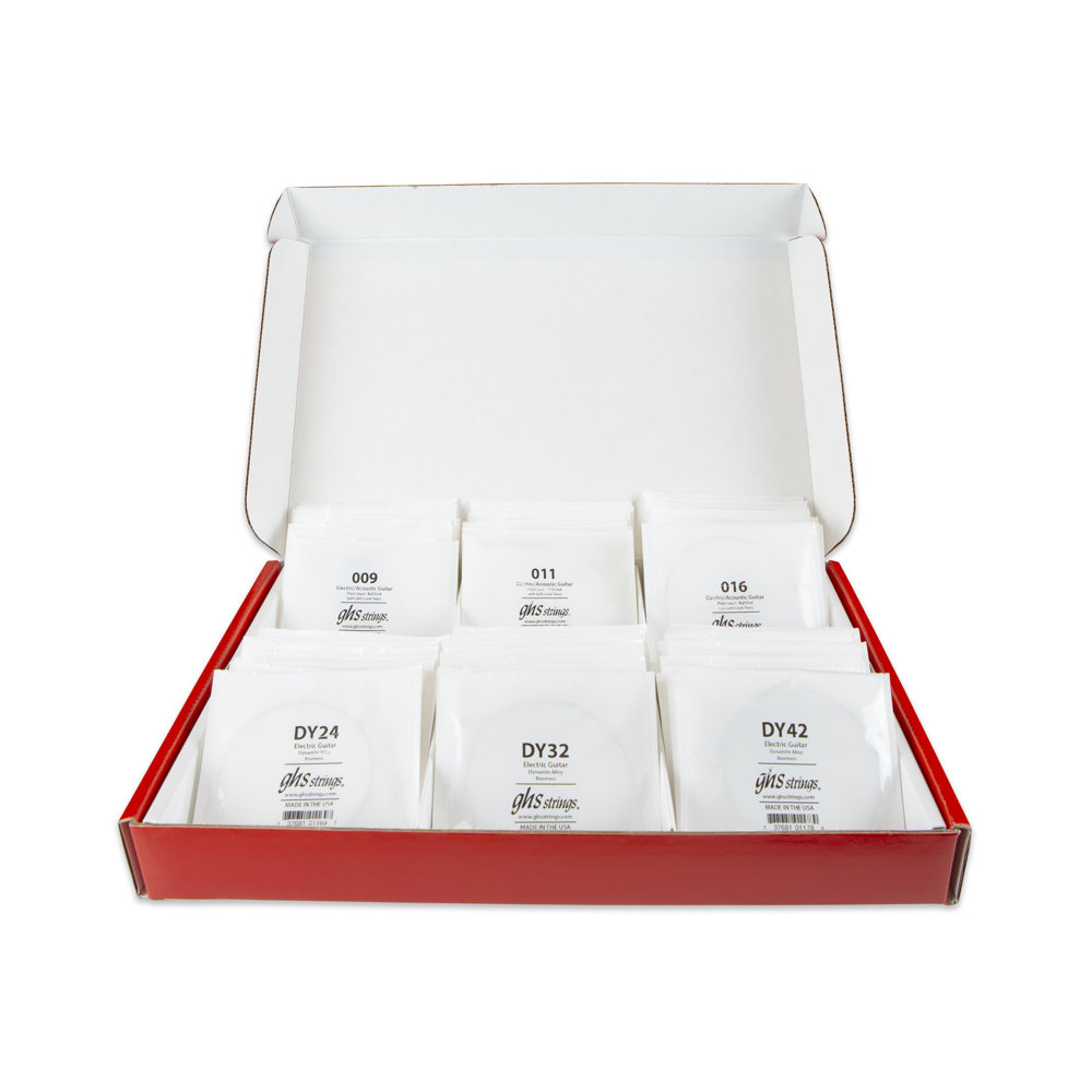 GHS ジーエイチエス GBXL-12 Guitar Boomers Extra-Light 12 Pack 12パックボックス エレキギター弦 パッケージ内容