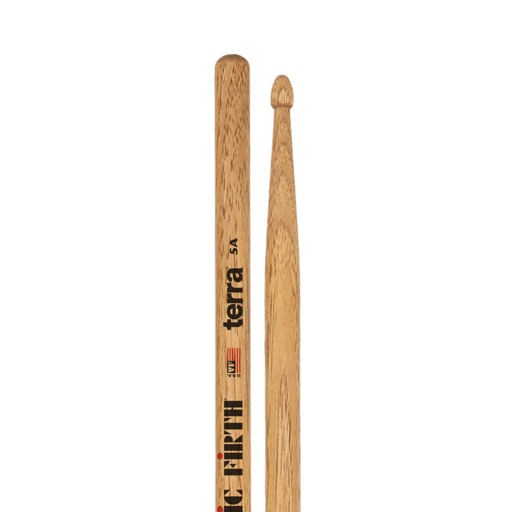 VIC FIRTH ヴィックファース VIC-5AT TERRA ドラムスティック ロゴとチップ
