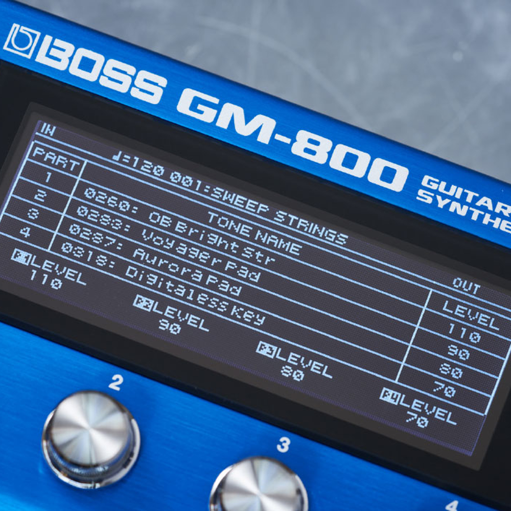 BOSS ボス GM-800 Guitar Synthesizer ギターシンセサイザー ギターエフェクター イメージ画像