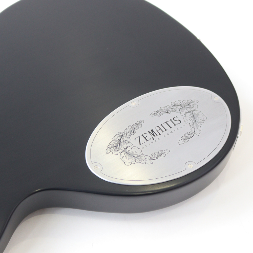 ZEMAITIS ゼマイティス THE PORTRAIT Metal Front HISASHI Signature Model Black エレキギター バックプレート画像