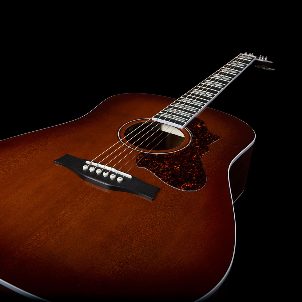 Godin ゴダン Metropolis LTD HG Havana Burst エレクトリックアコースティックギター アングル画像