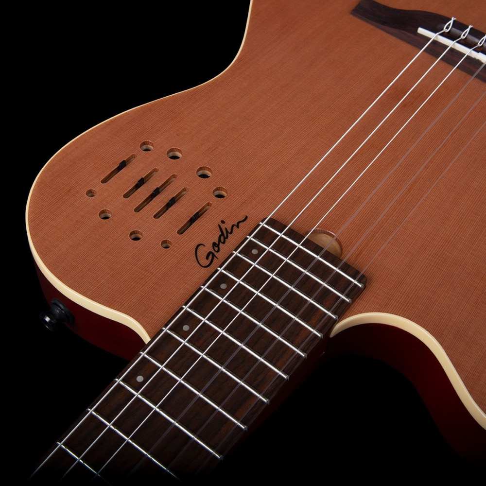 Godin ゴダン Multiac Nylon Encore Left-Handed レフトハンドモデル ナイロン弦 エレガットギター コントロール画像