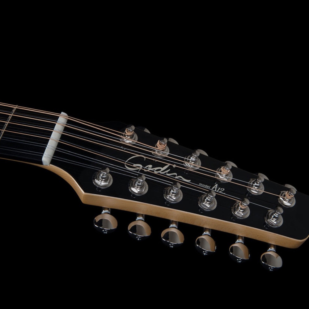 Godin ゴダン A12 Natural SG 12弦 エレクトリックアコースティックギター ヘッド画像