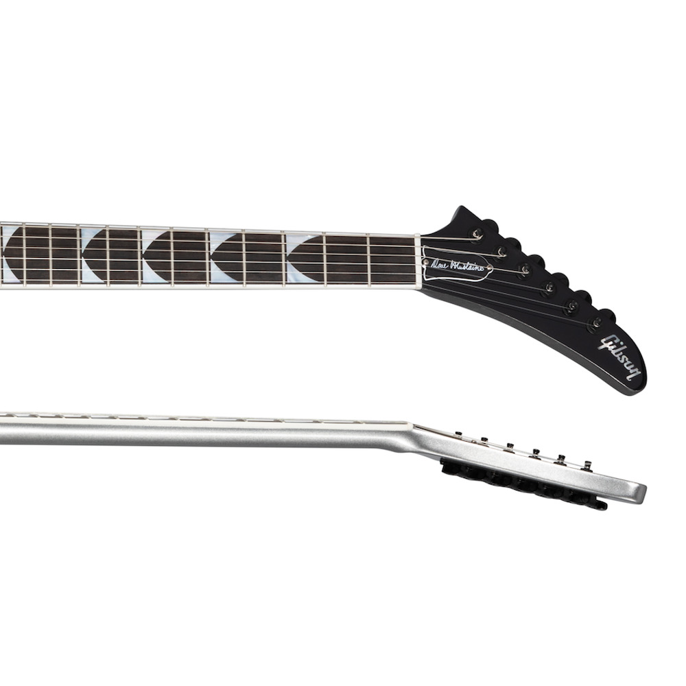 Gibson ギブソン Dave Mustaine Flying V EXP Metallic Silver エレキギター エレキギター フライング V ネック 画像