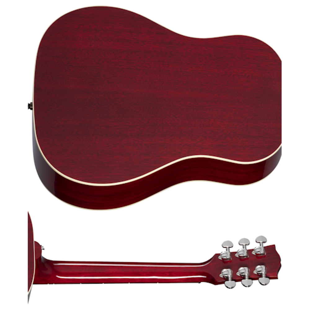 Gibson ギブソン J-45 Standard Cherry エレクトリックアコースティックギター 本体裏画像