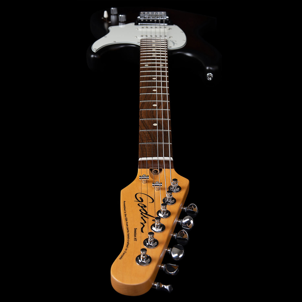 Godin ゴダン Session HT RN Bourbon Burst エレキギター ヘッド画像
