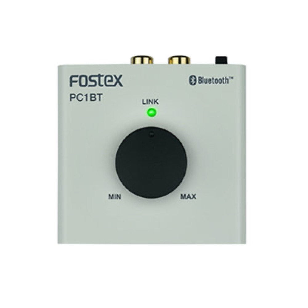 FOSTEX フォステクス PC1BT ワイヤレス・ボリュームコントローラー ホワイト 正面 トップパネル