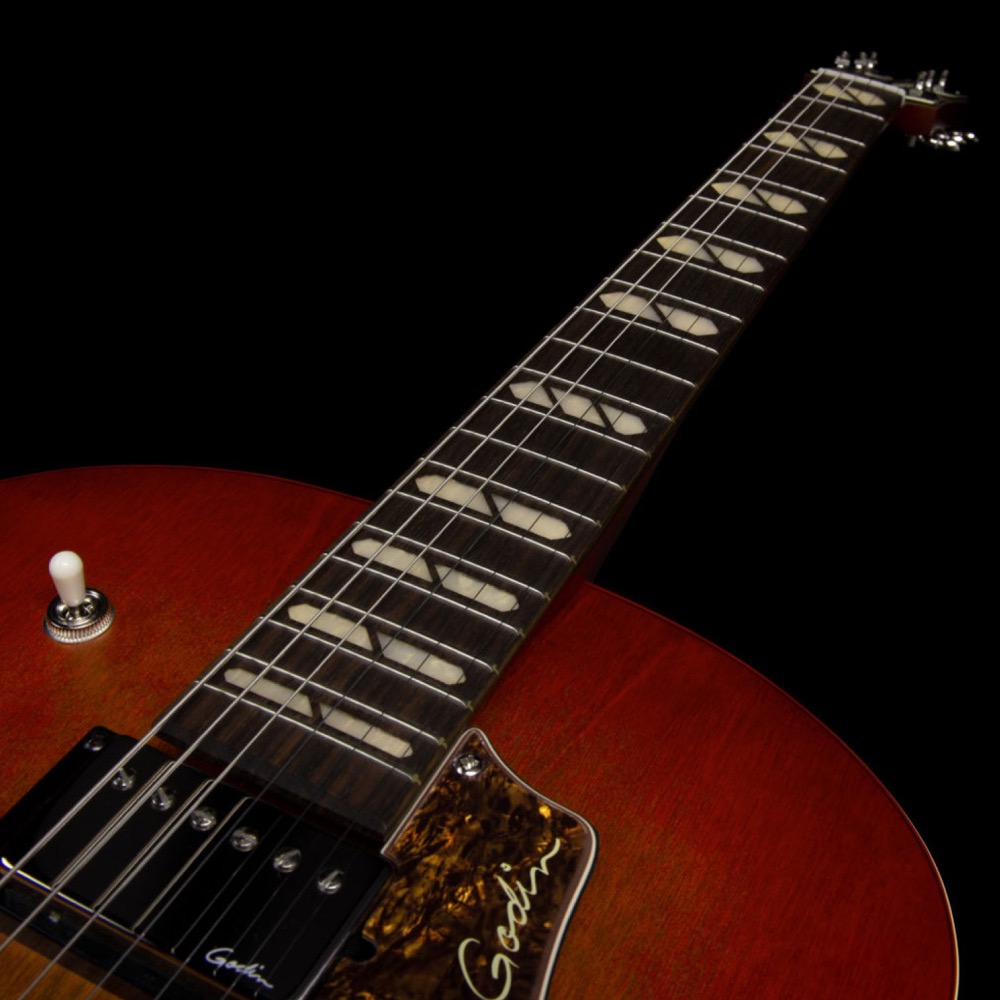 Godin ゴダン 5th Avenue Jumbo HB Memphis Sun エレキギター ネック画像