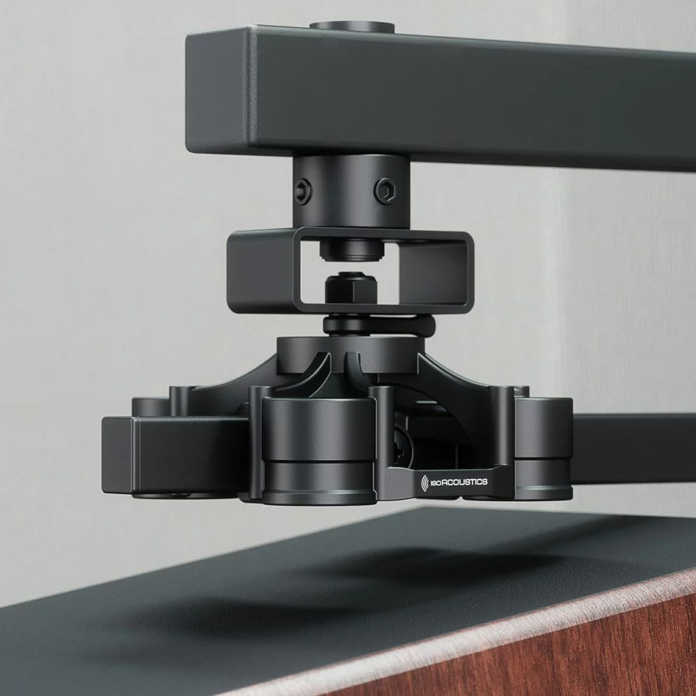 ISO ACOUSTICS V120 Keyhole Adapter V120をサードパーティ製ハードウェアへマウント可能にするアダプター 取り付けイメージ