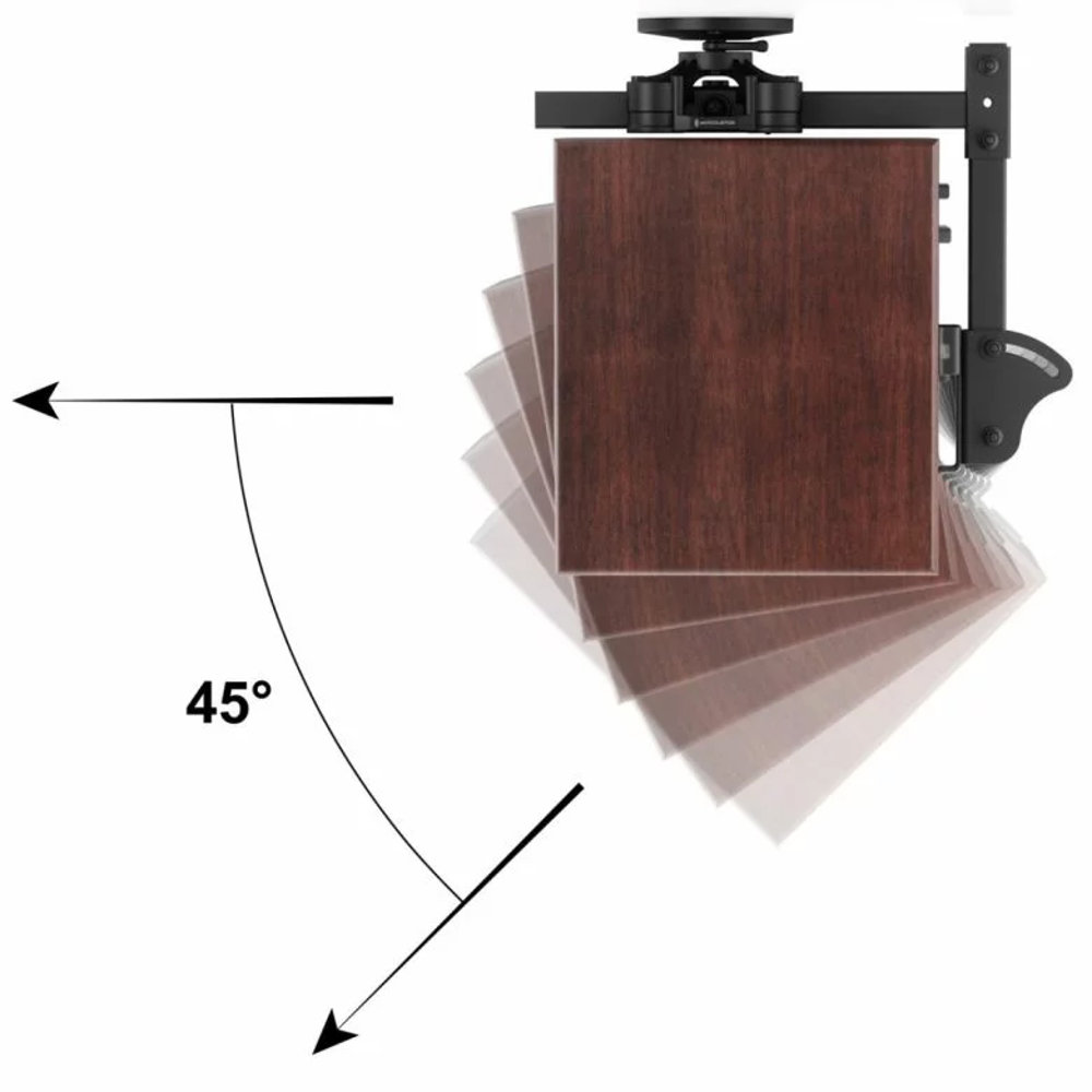 ISO ACOUSTICS V120 L-Bracket V120用Lブラケット V120との組み合わせで最大45度までスピーカーを下向きに調整可能 45°まで調整可能