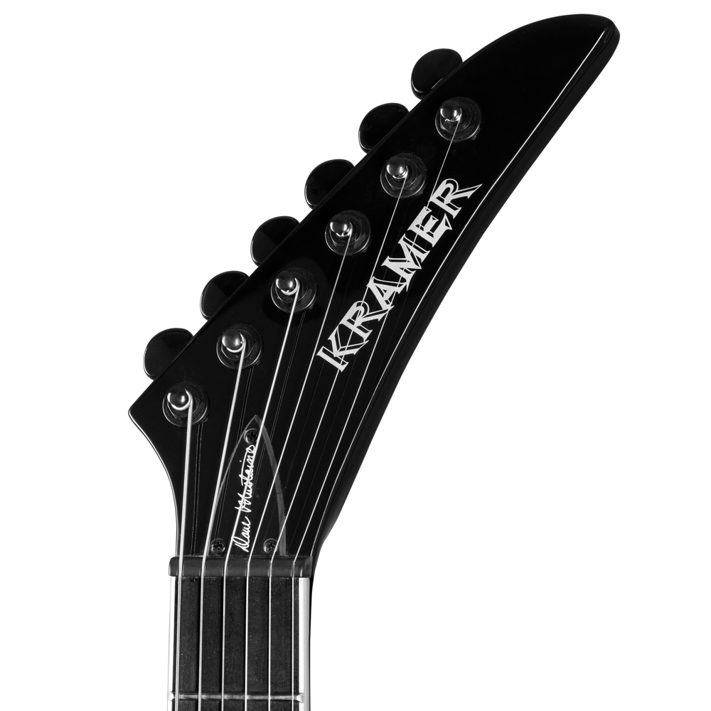 KRAMER クレイマー Dave Mustaine Vanguard Ebony エレキギター ヘッド画像