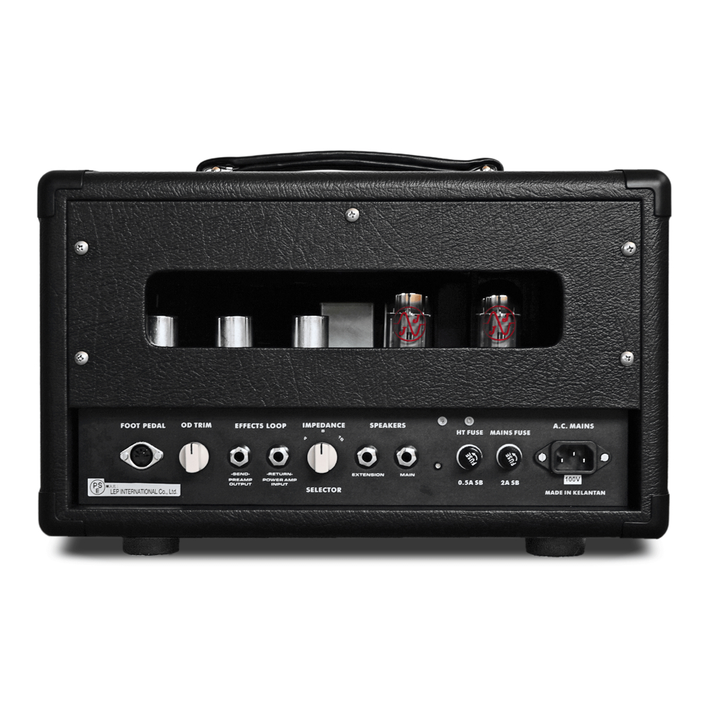 Ceriatone セリアトーン Overtone Lunchbox ギターアンプ ヘッド 真空管アンプ 背面画像