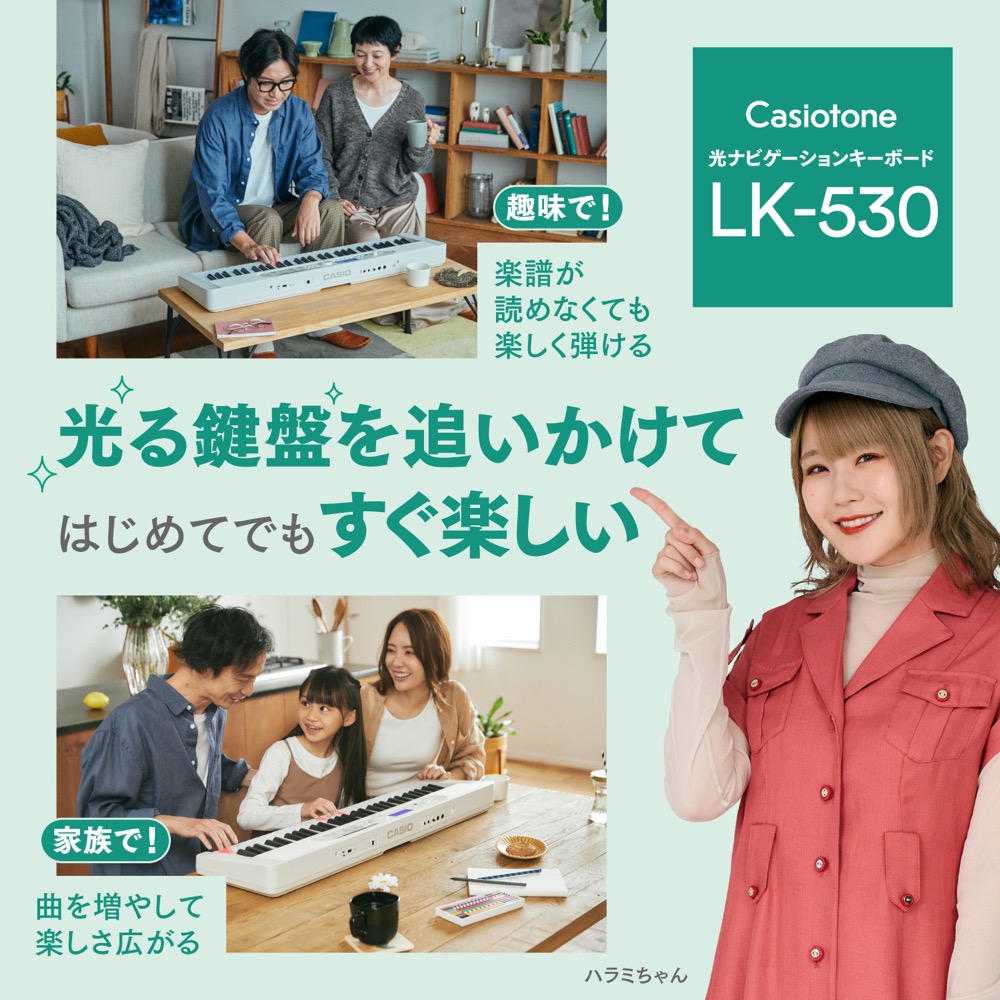 CASIO カシオ LK-530 61鍵盤 光ナビゲーション キーボード サブ画像1