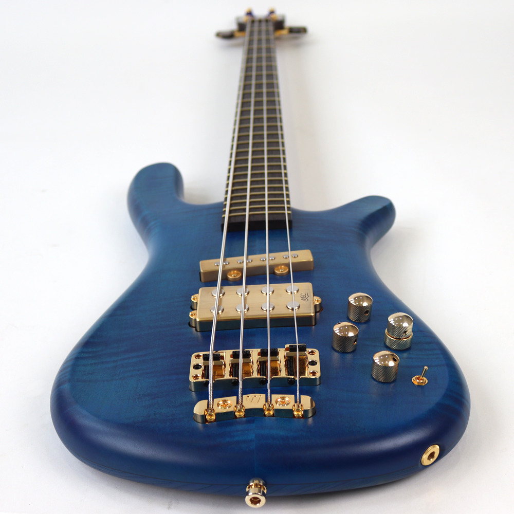 WARWICK ワーウィック CUSTOM SHOP Masterbuilt Streamer Jazzman 4st Ocean Blue Transparent Satin Basic Model エレキベース アウトレット エレキベース ボディアップ 画像