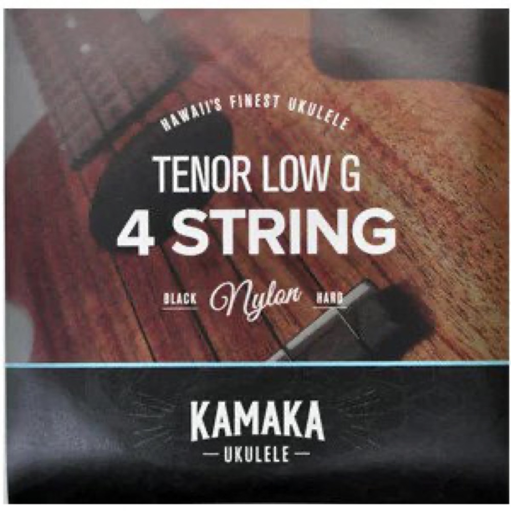 KAMAKA S-3G ウクレレ弦 テナーウクレレ用 ブラックナイロン弦 Low-Gセット