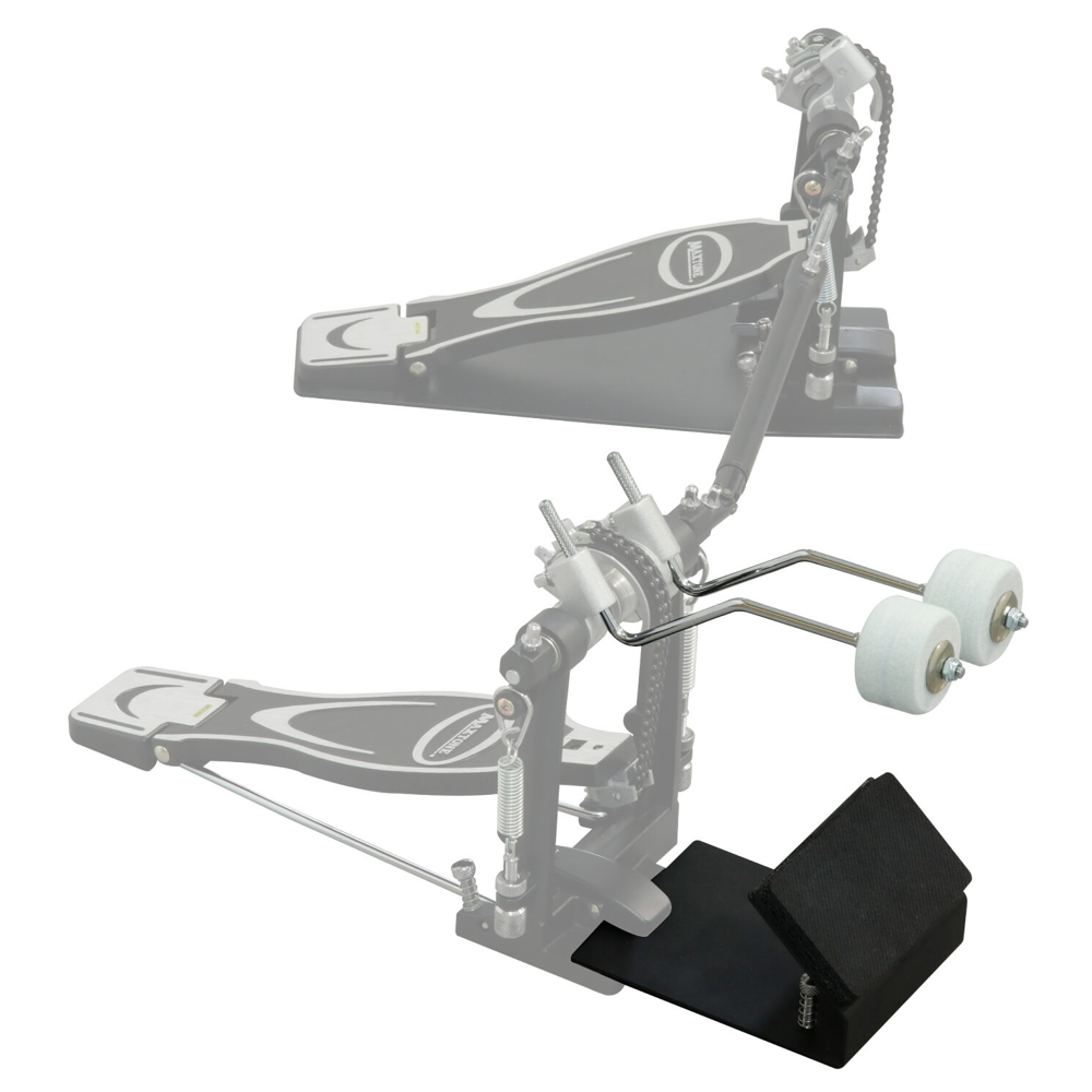 MAXTONE マックストーン FPP-2 バスドラムトレーニングパッド 取付図