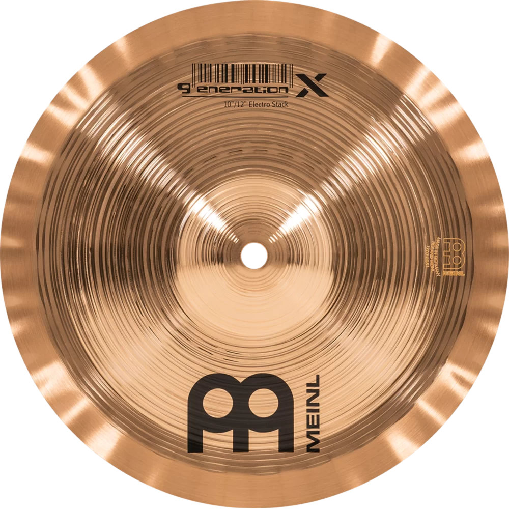 MEINL マイネル Generation X GX-10/12ES 10/12” ElectroStack Johnny Rabb’s signature cymbal スタックシンバル トップ正面