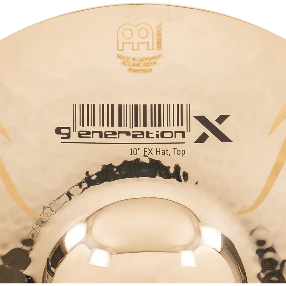 MEINL マイネル Generation X GX-10FXH 10” FX Hat ハイハット ペア トップロゴ