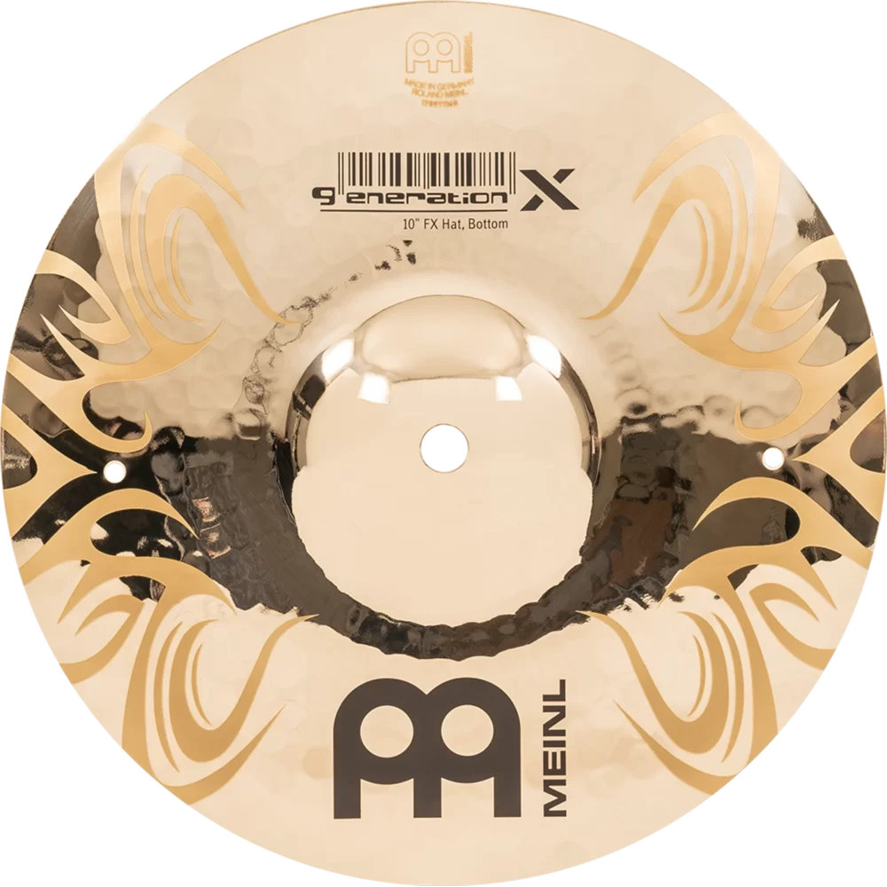 MEINL マイネル Generation X GX-10FXH 10” FX Hat ハイハット ペア ボトム表正面