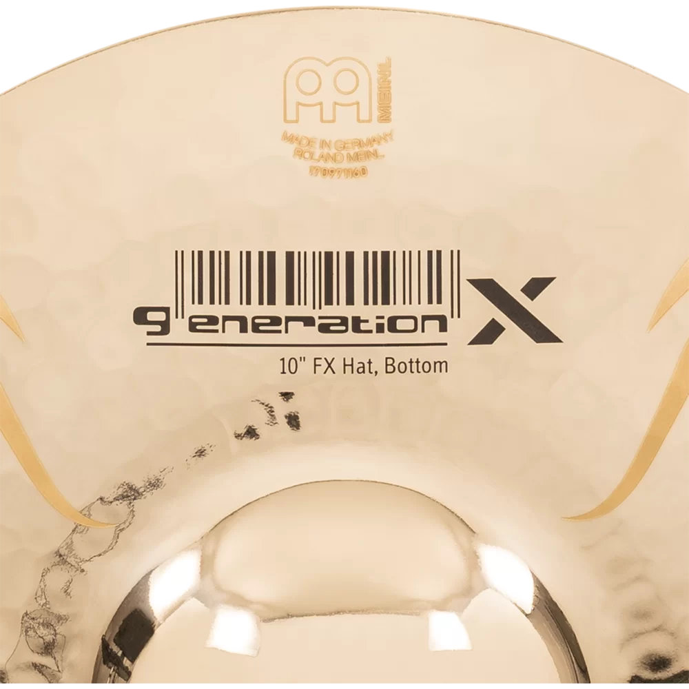 MEINL マイネル Generation X GX-10FXH 10” FX Hat ハイハット ペア ボトムロゴ