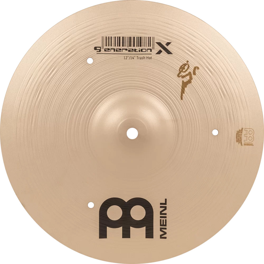 MEINL マイネル Generation X GX-12/14TH 12”/ 14” Trash Hat Benny Greb’s signature cymbal ハイハット ペア トップ表正面