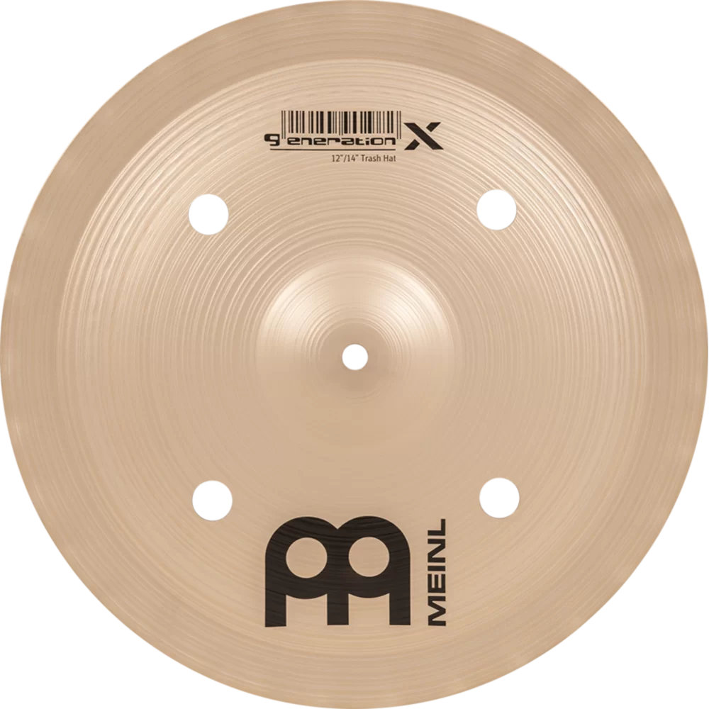 MEINL マイネル Generation X GX-12/14TH 12”/ 14” Trash Hat Benny Greb’s signature cymbal ハイハット ペア ボトム正面
