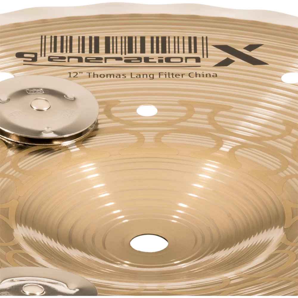 MEINL マイネル Generation X GX-12FCH-J 12” Jingle Filter China Thomas Lang’s signature cymbal チャイナシンバル トップのカップ