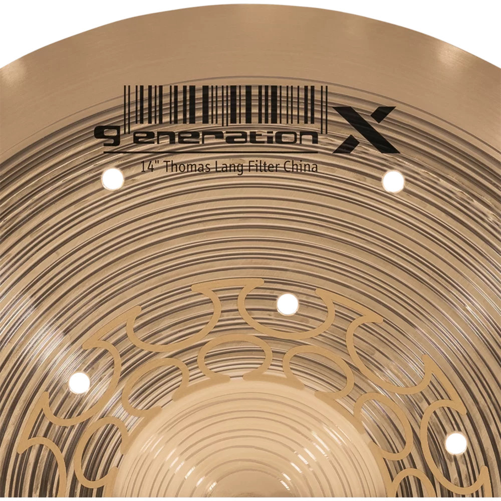 MEINL マイネル Generation X GX-14FCH 14” Filter China Thomas Lang’s signature cymbal チャイナシンバル 表ロゴ