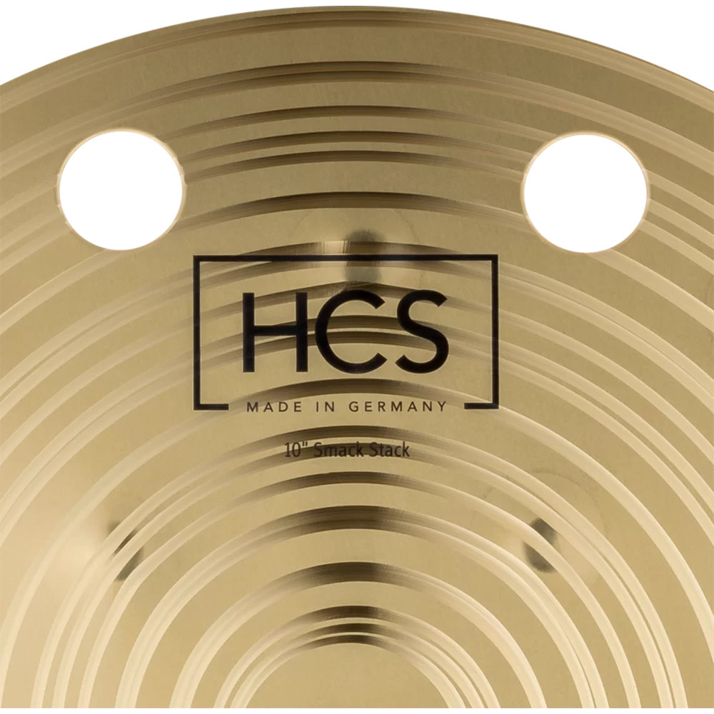 MEINL マイネル HCS024SM 10/12/14” Smack Stack 3-Pieces エフェクトシンバル 10インチロゴ