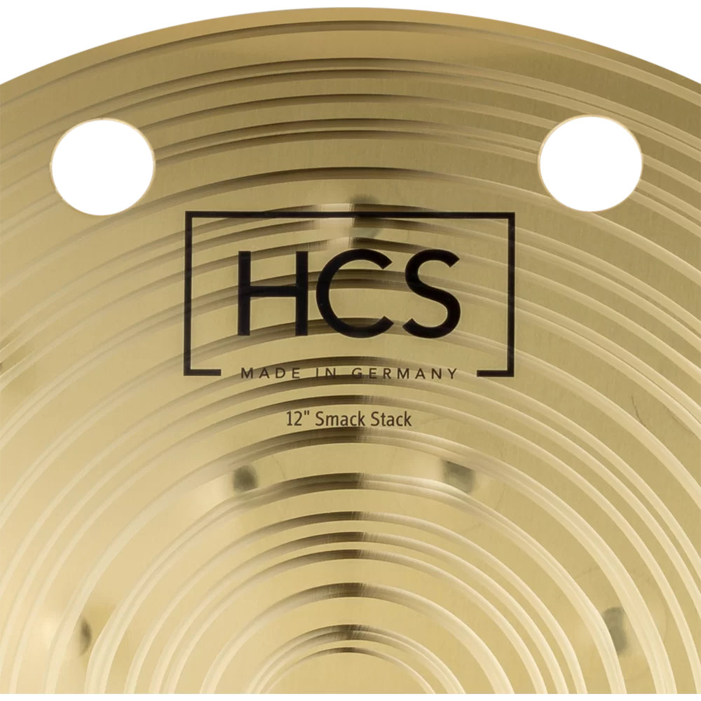 MEINL マイネル HCS024SM 10/12/14” Smack Stack 3-Pieces エフェクトシンバル 12インチロゴ