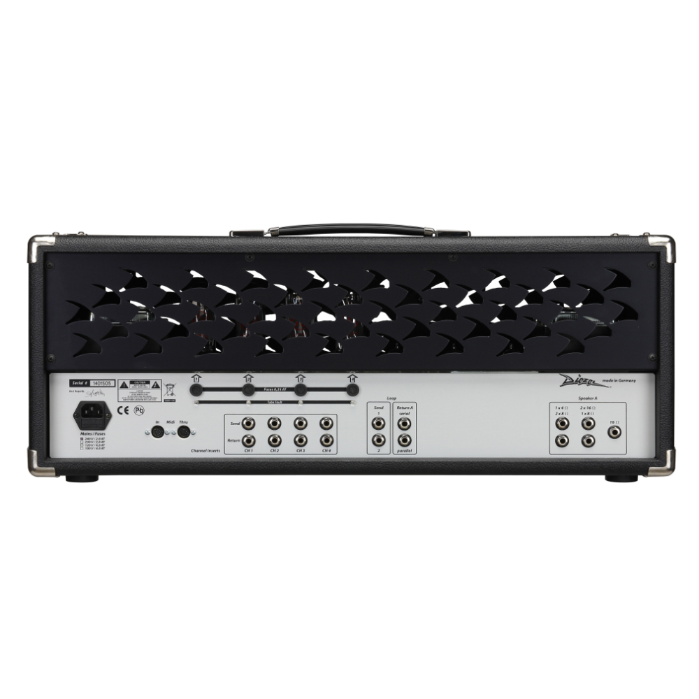 Diezel ディーゼル VH4 KT77 ギターアンプ ヘッド リア画像