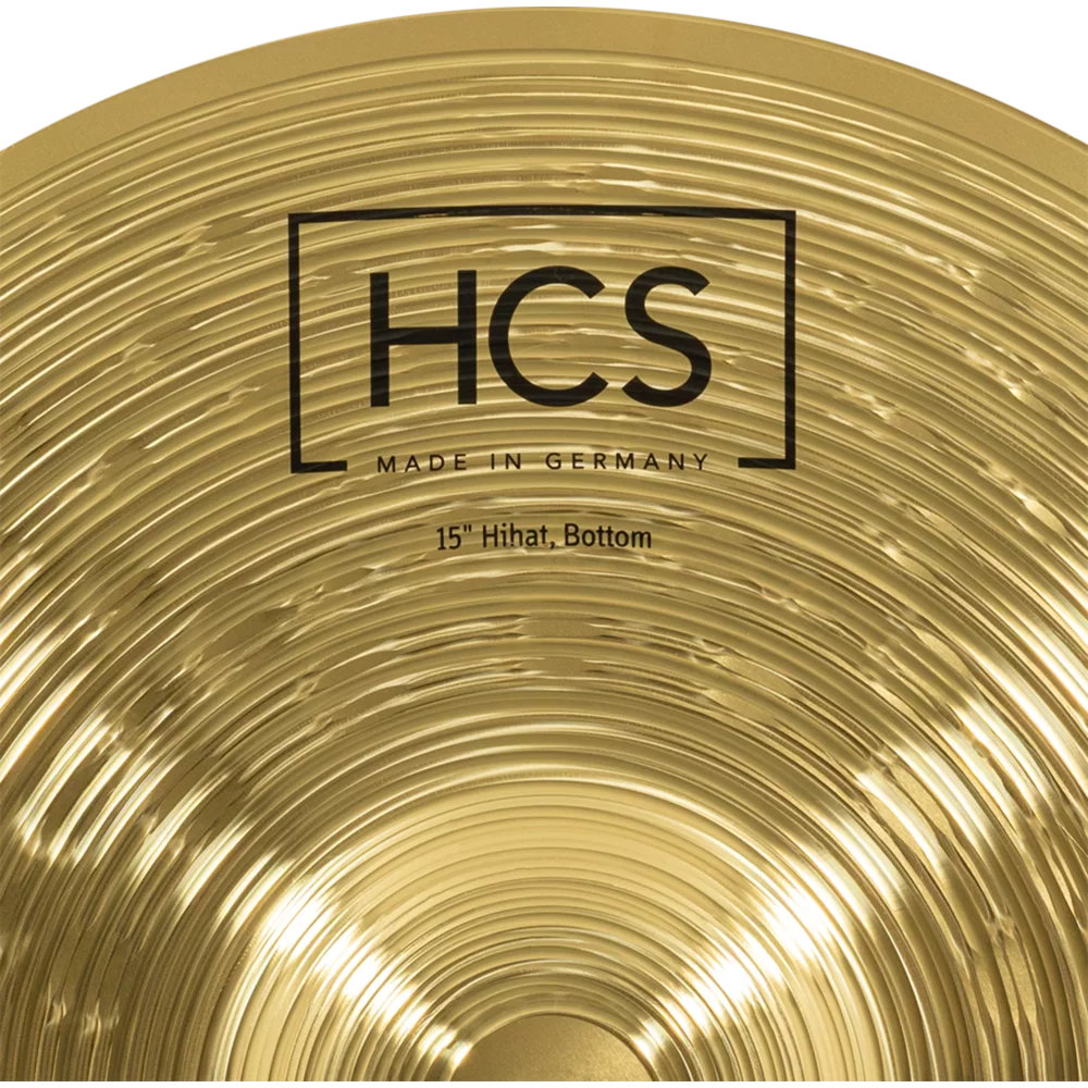 MEINL マイネル HCS15H 15” Hihat ハイハット ペア ボトムロゴ