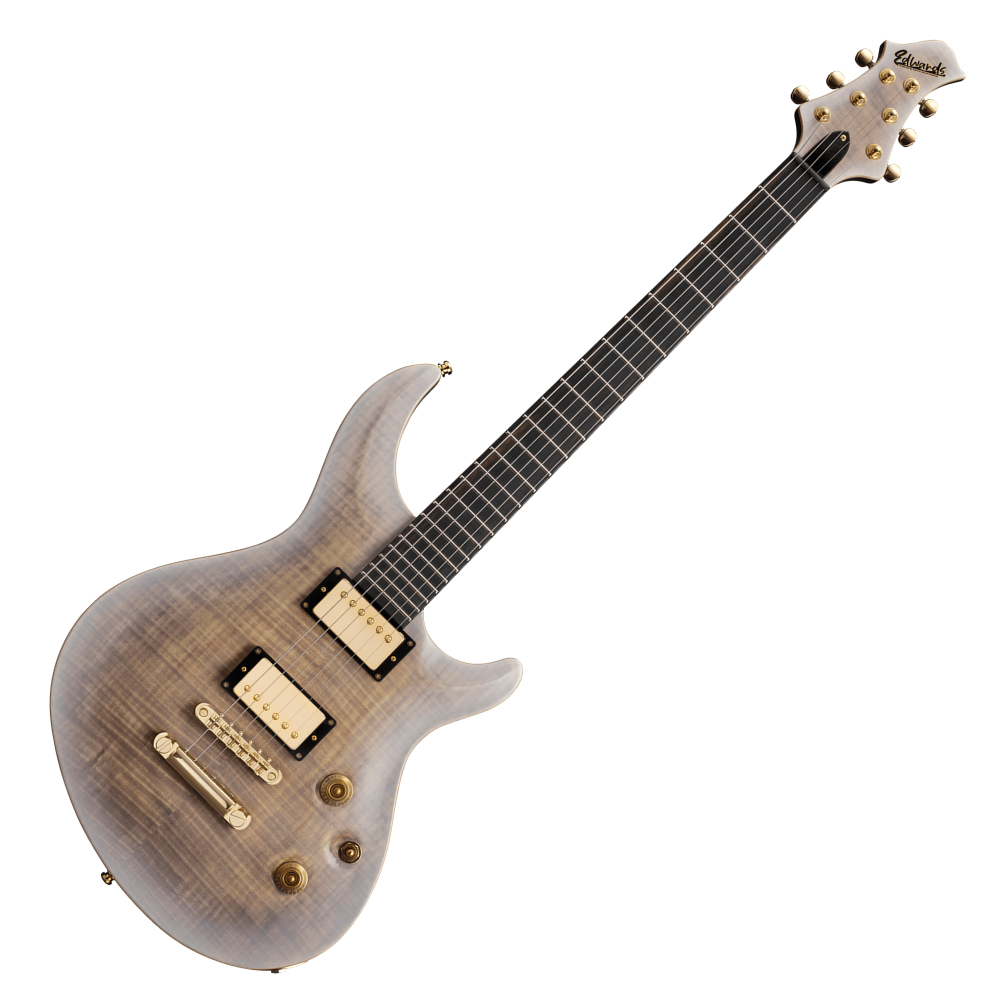 White　Thru　Lab　E-MYSTIQUE　エレキギター(ESP　EDWARDS　エドワーズ　ハードメイプル)　Custom　See　H-3ピックアップ　Sunburst　web総合楽器店