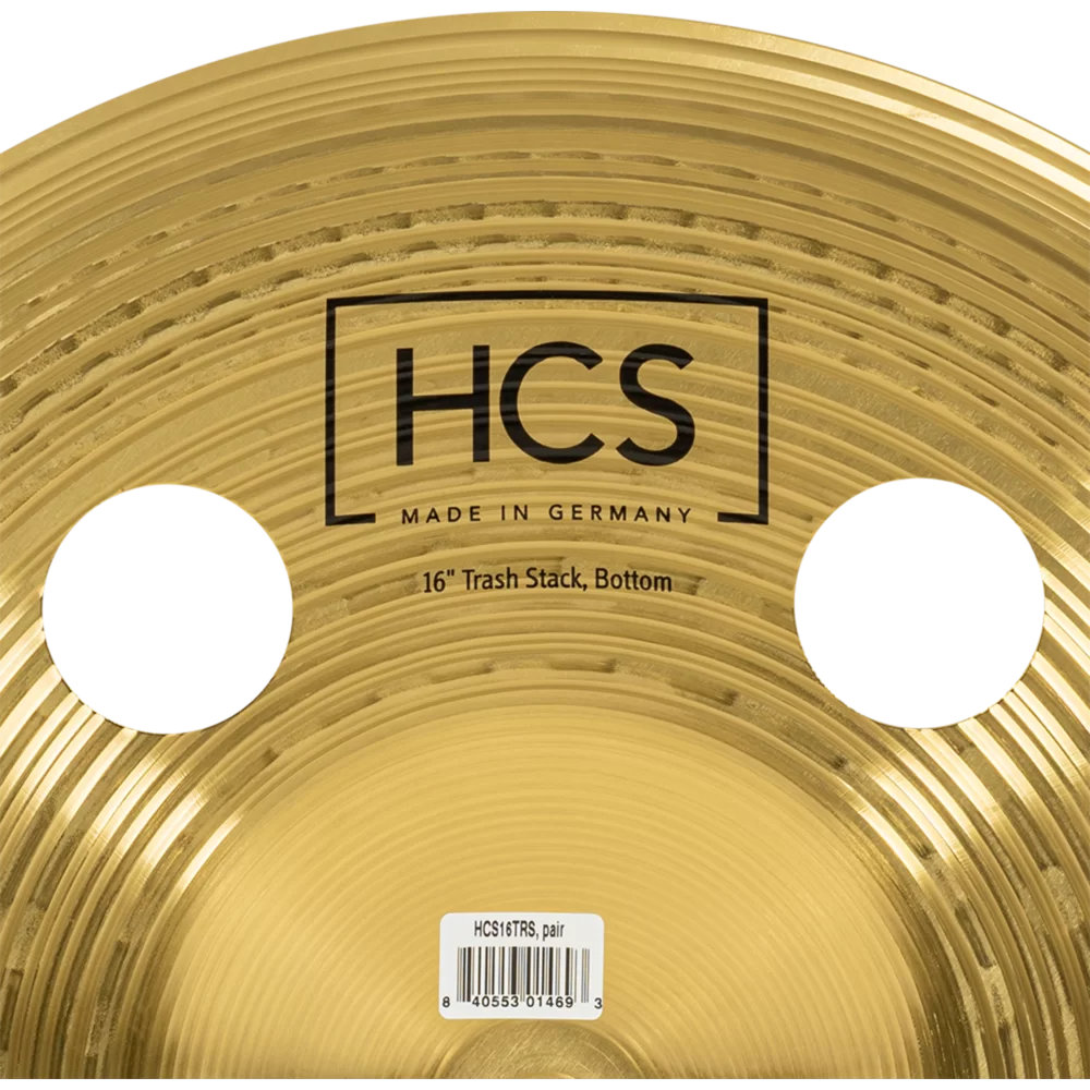 MEINL マイネル HCS16TRS 16” Trash Stack スタックシンバル ボトムロゴ