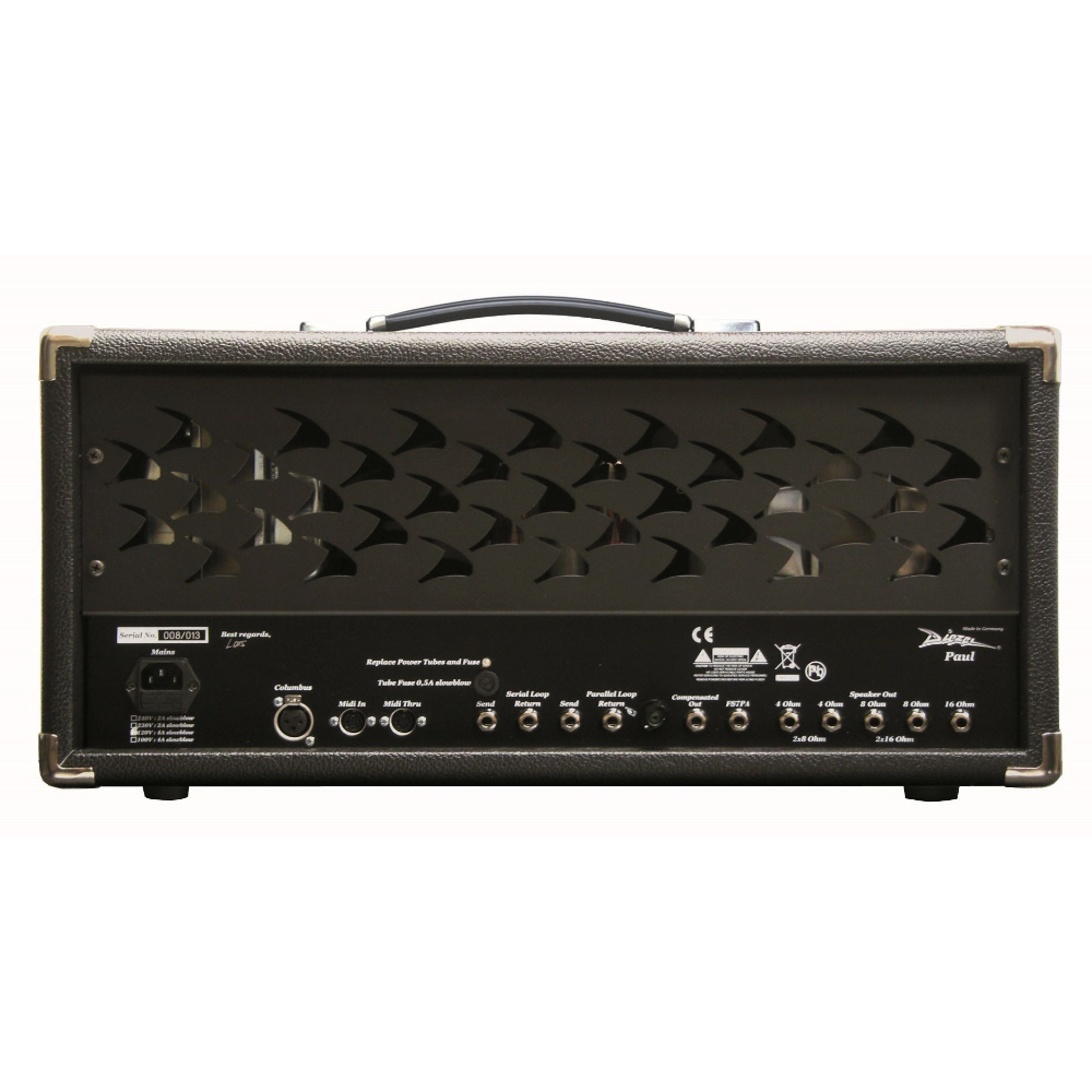 Diezel ディーゼル PAUL ギターアンプ ヘッド リア画像