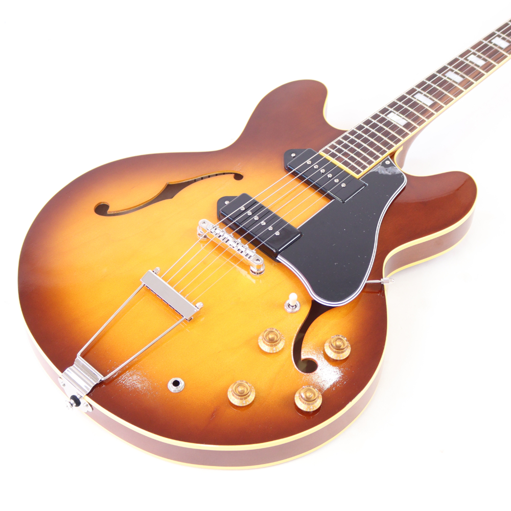 KING SNAKE キングスネーク Smith Poison Burst フルアコ エレキギター ボディトップ画像