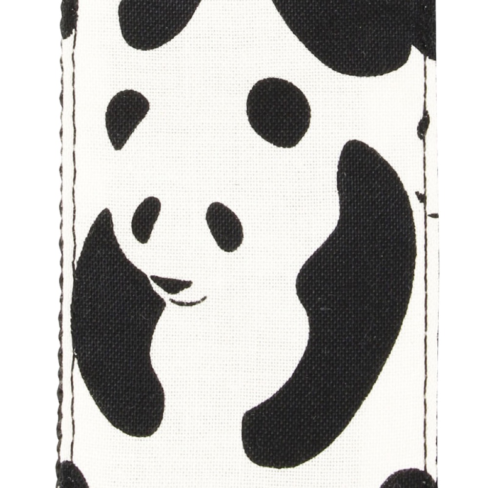 ARIA アリア SPS-2400PA パンダ柄 ギターストラップ 柄アップ画像