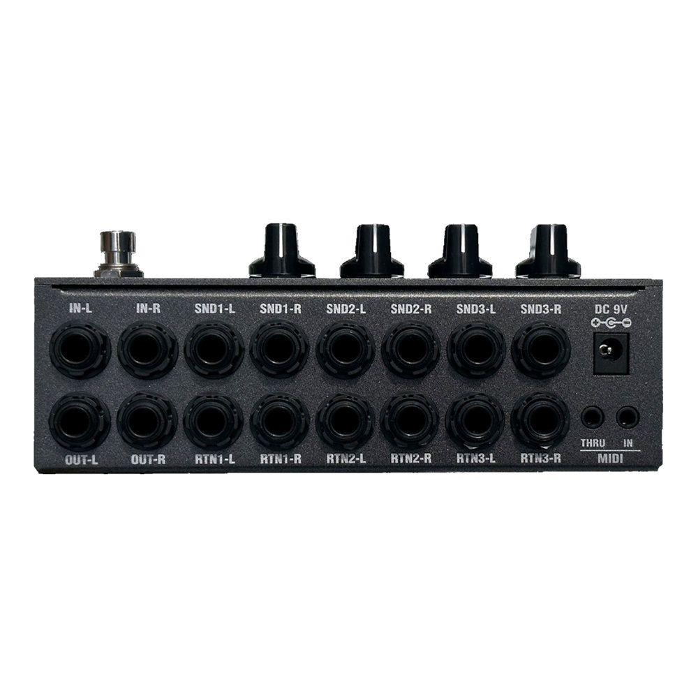 Musicom LAB Parallelizer II ステレオラインミキサー 入出力パネル