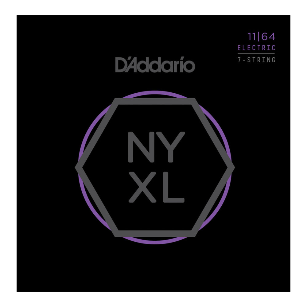 D’Addario ダダリオ NYXL1164 Nickel Wound 7-String Electric Guitar Strings Medium 7弦用エレキギター弦