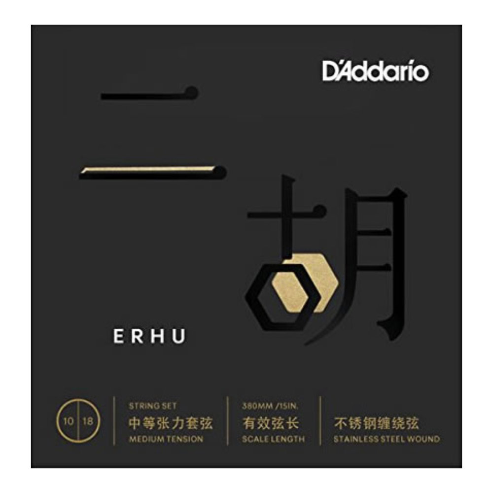 D’Addario ダダリオ ERHU01 Erhu Strings Medium Tension 10-18 二胡弦