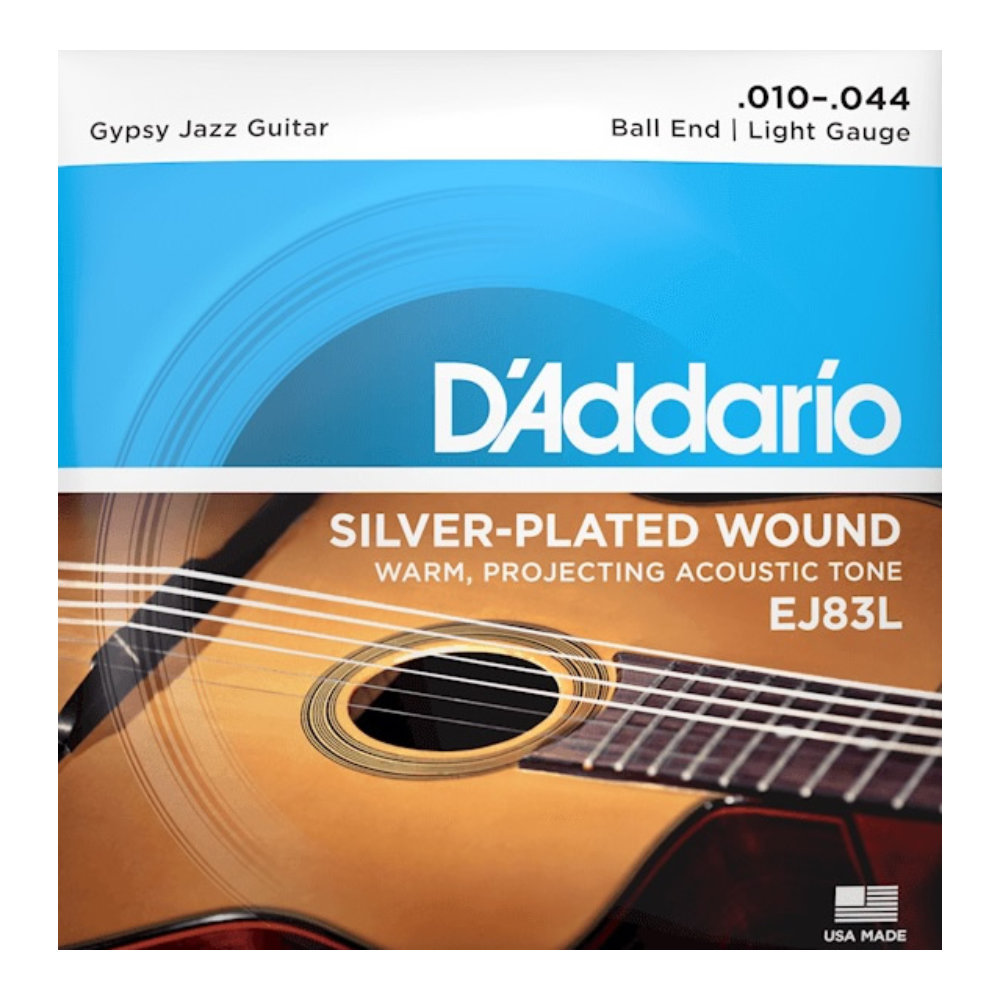 D’Addario ダダリオ EJ83L GYPSY JAZZ STRINGS Regular Light Ball End Acoustic Guitar Strings マカフェリギター弦
