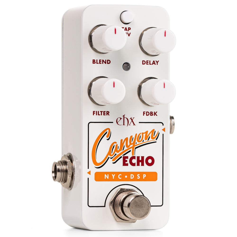 ELECTRO-HARMONIX エレクトロハーモニクス PICO CANYON ECHO DIGITAL DELAY ディレイ ギターエフェクター 本体斜画像