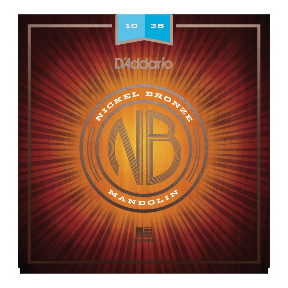 D’Addario ダダリオ NBM1038 Nickel Bronze Mandolin Set Light 10-38 マンドリン弦