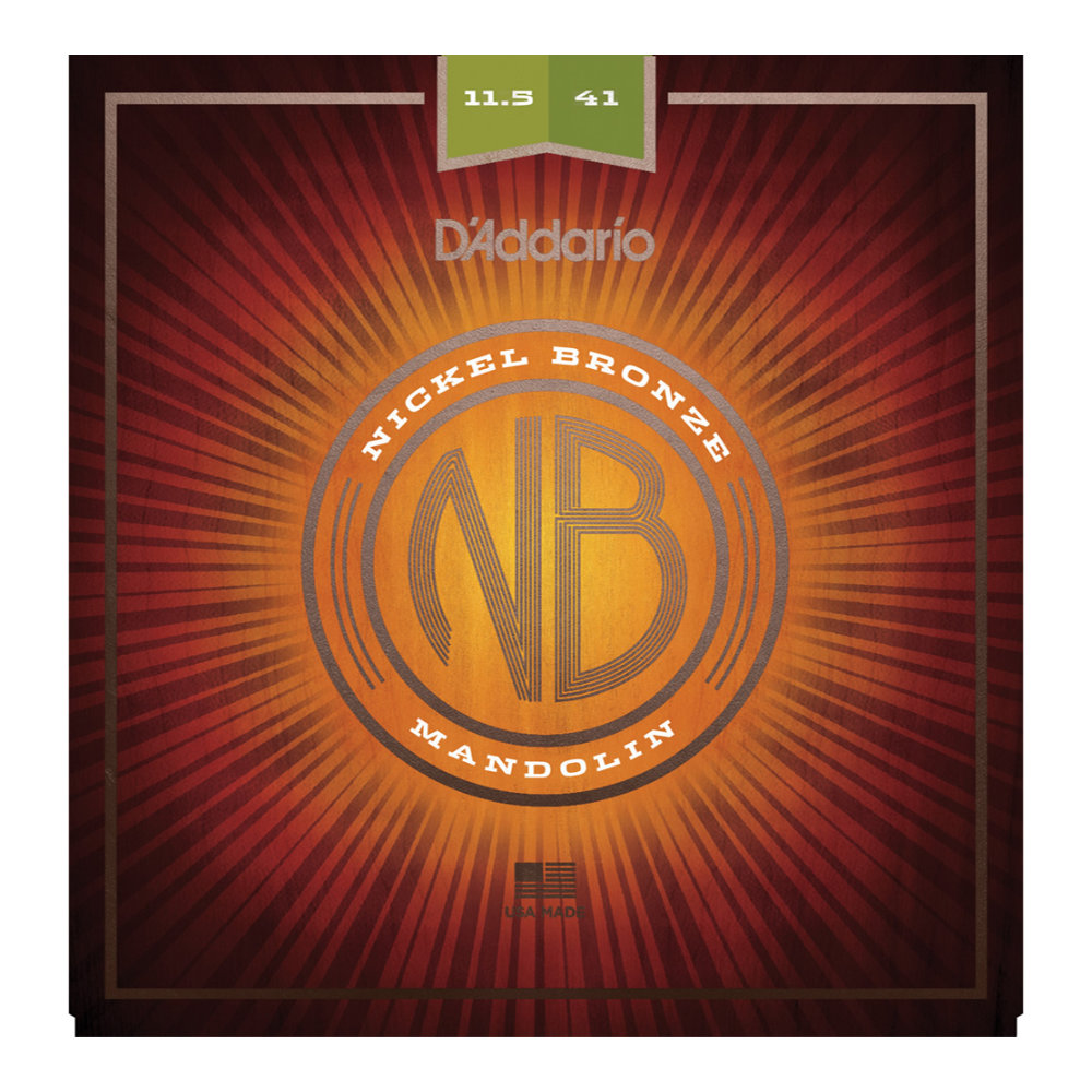 D’Addario ダダリオ NBM11541 Nickel Bronze Mandolin Set Medium-Heavy 11.5-41 マンドリン弦