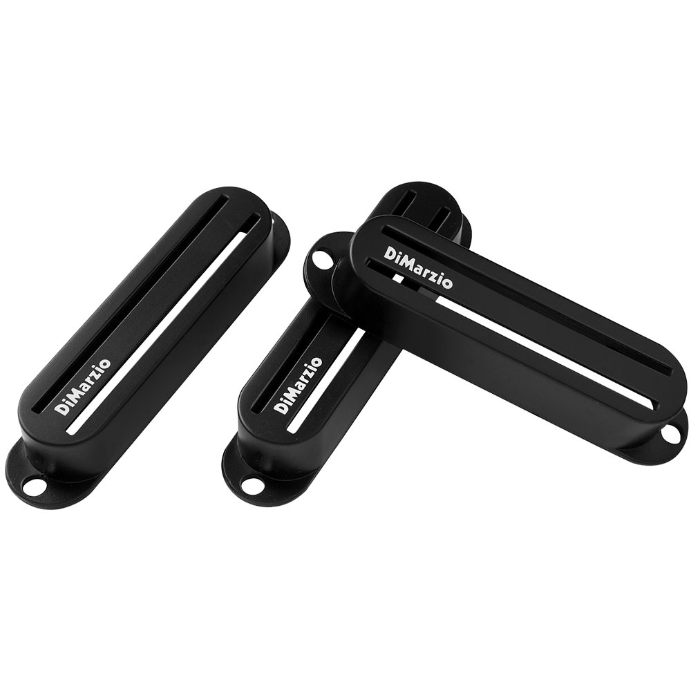 Dimarzio ディマジオ DM2002 BK ピックアップカバー 3個セット ツインブレードシングルタイプ用